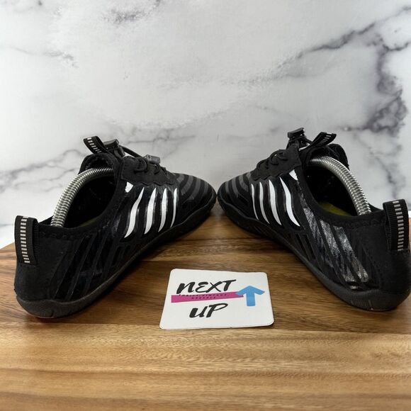 Womens Size EU 38 US 7.5-8-Grounded Footwear Barefoot Sneakers Black Orange - Picture 5 of 9